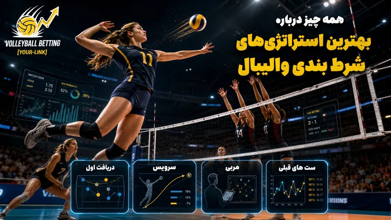 همه چیز درباره بهترین استراتژی های شرط بندی والیبال