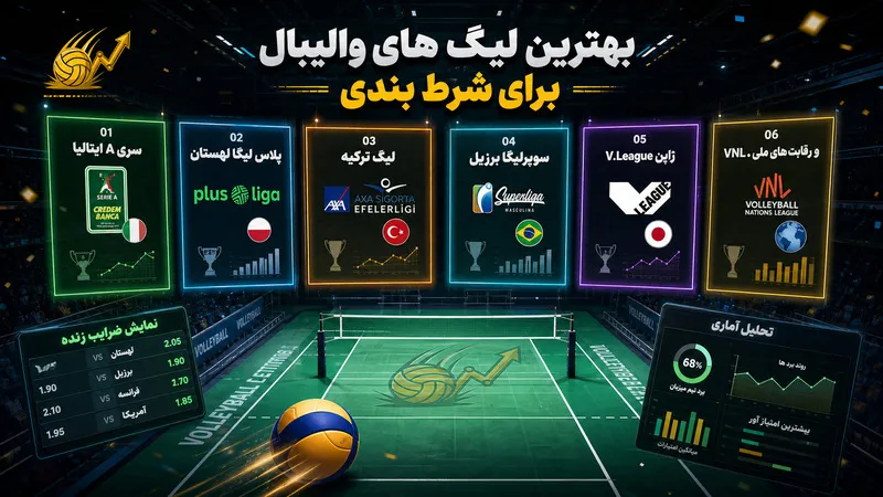 بهترین لیگ های والیبال برای شرط بندی دقیقا چه لیگ هایی هستند؟